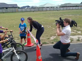 School bike event in the news