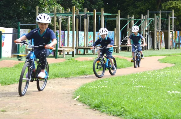 Bikes in Schools opening event at Royal Oak School