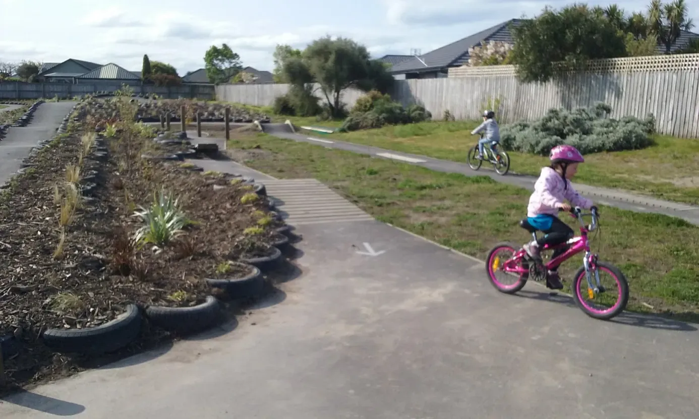 A skills track made of asphalt